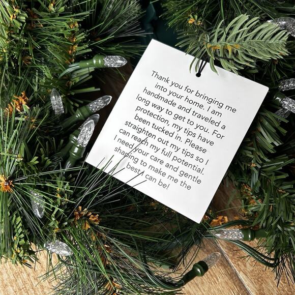 Bethlehem Lights 36" Prelit Swag w/ Color Flip LEDs Green Holiday Decor - Picture 6 of 12